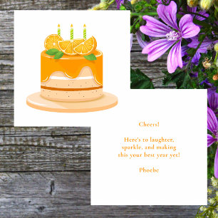 Modern Simple Colourful Birthday Greeting Card