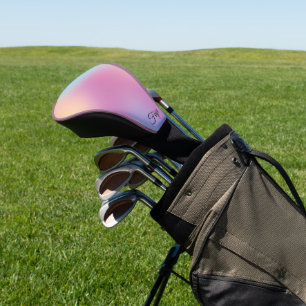 Modern Simple Colourful rainbow gradient galaxy se Golf Head Cover