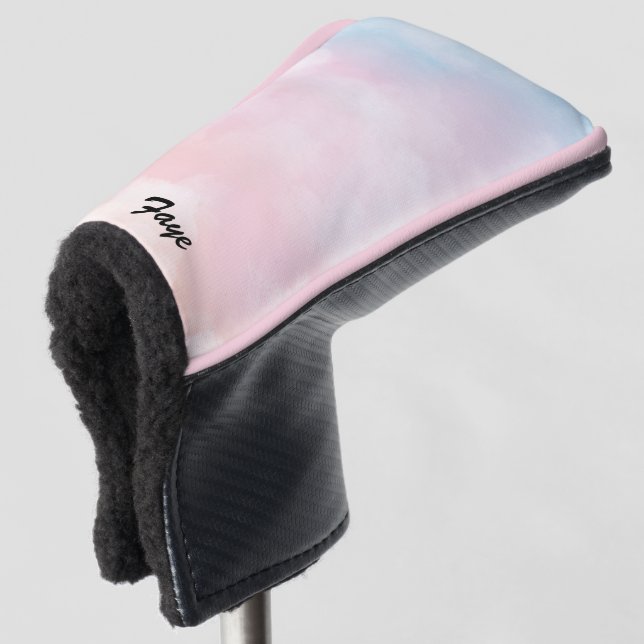 Modern Simple Colourful rainbow gradient galaxy se Golf Head Cover (3/4 Front)
