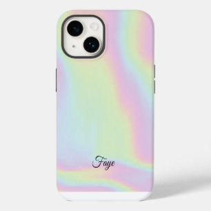Modern Simple Colourful rainbow gradient galaxy se iPhone 14 Case