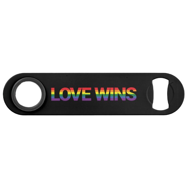 Modern, simple, colourful, vibrant design Love Win Bar Key (Front (Horizontal))