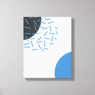 Modern, simple, cool, abstract, graphic pattern canvas print