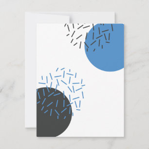 Modern, simple, cool, abstract, graphic pattern card