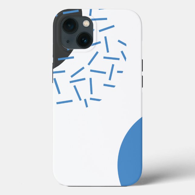 Modern, simple, cool, abstract, graphic pattern Case-Mate iPhone case (Back)