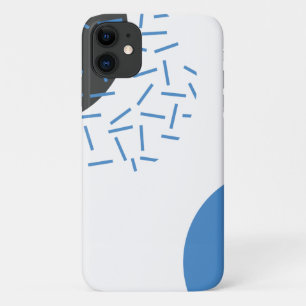 Modern, simple, cool, abstract, graphic pattern iPhone 11 case