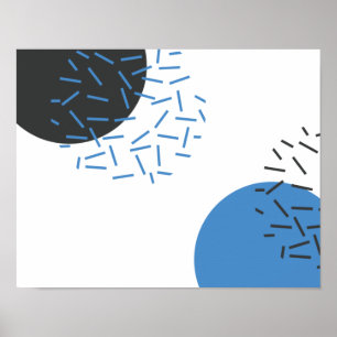 Modern, simple, cool, abstract, graphic pattern poster