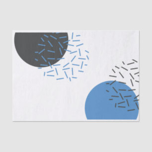 Modern, simple, cool, abstract, graphic pattern tissue paper