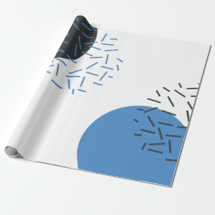 Modern, simple, cool, abstract, graphic pattern wrapping paper