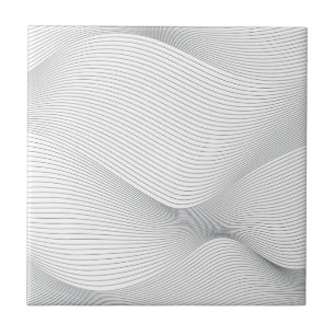 Modern, simple, cool, abstract motion wave pattern tile