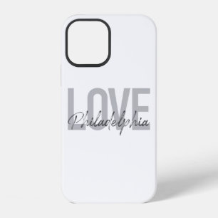 Modern, simple, cool, design Love Philadelphia iPhone 12 Case