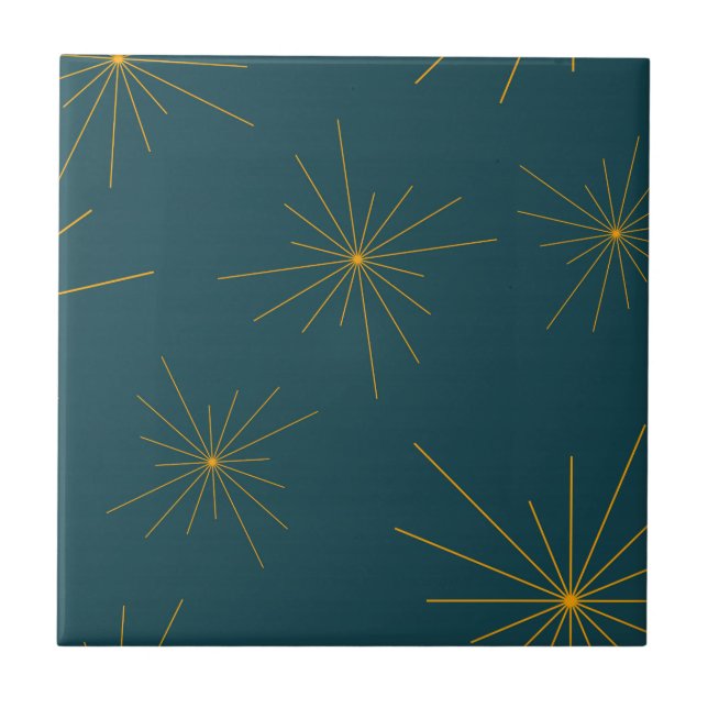 Modern, simple, cool, trendy light abstraction tile (Front)