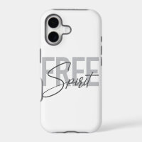 Modern, simple, cool typography of Free Spirit