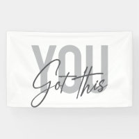 Modern, simple, cool typography You Got This