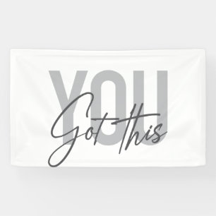 Modern, simple, cool typography You Got This Banner