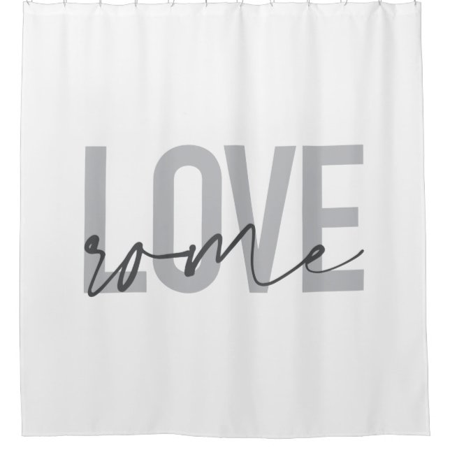 Modern, simple, cool, urban design Love Rome (Front)