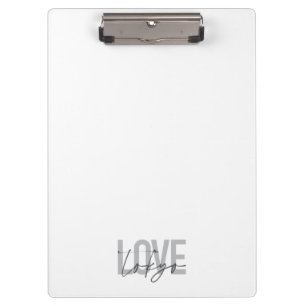 Modern, simple, cool, urban design Love Tokyo Clipboard
