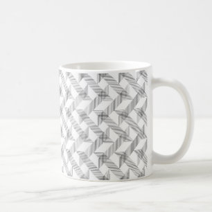 Modern, simple, cool, urban zigzag line pattern coffee mug