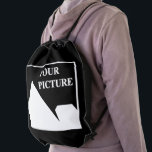Modern Simple Create Your Own Wedding Picture Drawstring Bag<br><div class="desc">You can customize it with your photo,  logo or with your text.  You can place them as you like on the customization page. Modern,  unique,  simple,  or personal,  it's your choice.</div>