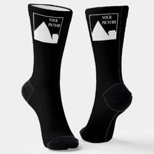 Modern Simple Create Your Own Wedding Picture Socks