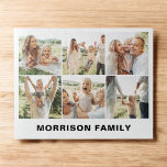 Modern Simple Custom 6 Photo Collage Jigsaw Puzzle<br><div class="desc">Create a fun and memorable activity with our Modern Simple Custom 6 Photo Collage Jigsaw Puzzle! Personalize this puzzle with six of your favorite photos for a unique and meaningful design. Perfect for family gatherings, game nights, or as a thoughtful gift, it combines entertainment with a personal touch. Made with...</div>