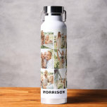 Modern Simple Custom 6 Photo Collage Water Bottle<br><div class="desc">Stay hydrated in style with our Modern Simple Custom 6 Photo Collage Water Bottle! Personalize this sleek and durable bottle with six of your favourite photos, creating a unique and meaningful design. Made from BPA-free materials, it features a secure, spill-proof lid and a convenient carry handle. Perfect for school, work,...</div>