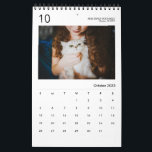 Modern Simple Custom Family Photo 2023 Calendar<br><div class="desc">Celebrate your new year with this minimalist family photo calendar. This design features a simple custom number & text with photo templates. Add your photo and description. More custom gifts and office/school supplies are available at my store BaraBomStudio.</div>