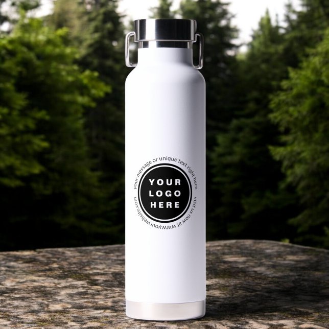 Modern Simple Custom Logo Professional Branding Water Bottle (Creator Uploaded)