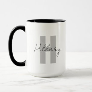 Modern simple custom Personalized Mug