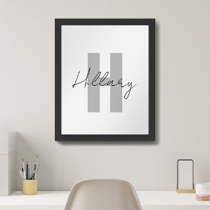 Modern simple custom Personalized  Poster