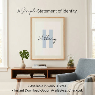 Modern simple custom Personalized  Poster