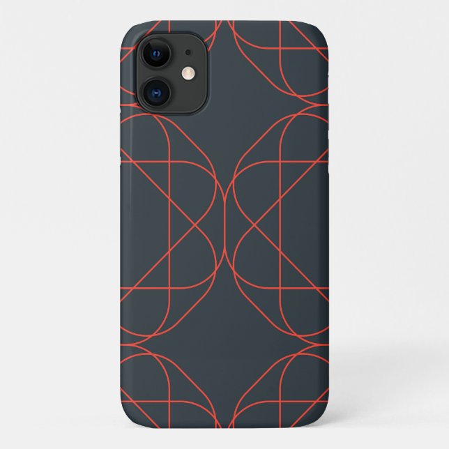 Modern, simple, cute, playful geometric pattern Case-Mate iPhone case (Back)