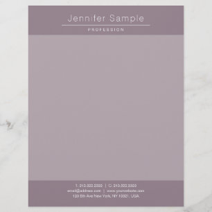Modern Simple Design Elegant Professional Template Letterhead