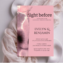 Modern, Simple Dusty Rose Rehearsal Dinner  