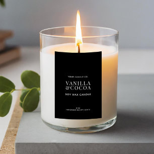 Modern Simple Elegant Candle Label