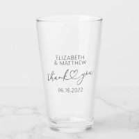 Modern Simple Elegant Chic Minimal Heart Wedding