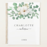 Modern, simple, elegant eucalyptus flower planner<br><div class="desc">Modern,  simple,  elegant eucalyptus flower planner.
Just edit your product in a few minutes. You can change the font/size/colour and position using "further personalize".</div>