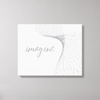 Modern, simple, elegant graphic design of Imagine