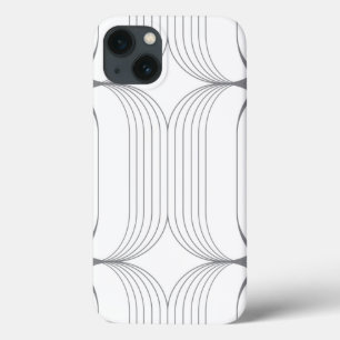 Modern, simple elegant luxury illustration pattern iPhone 13 case