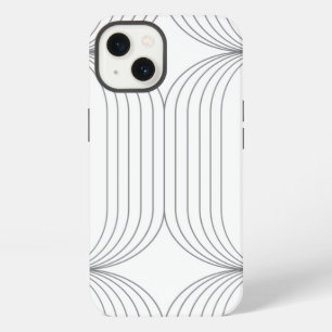 Modern, simple elegant luxury illustration pattern iPhone 13 case