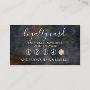Modern Simple elegant typography Loyalty Card