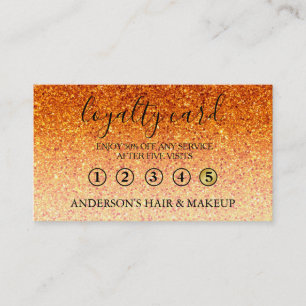 Modern Simple elegant typography Loyalty Card