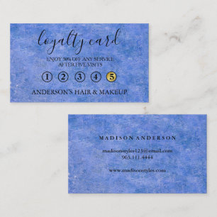 Modern Simple elegant typography Loyalty Card