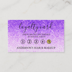 Modern Simple elegant typography Loyalty Card