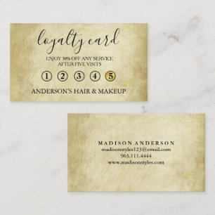 Modern Simple elegant typography Loyalty Card