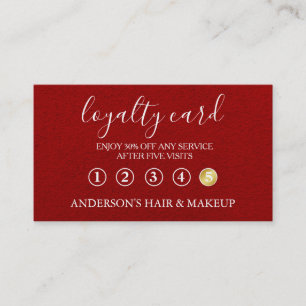 Modern Simple elegant typography Loyalty Card