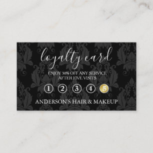 Modern Simple elegant typography Loyalty Card