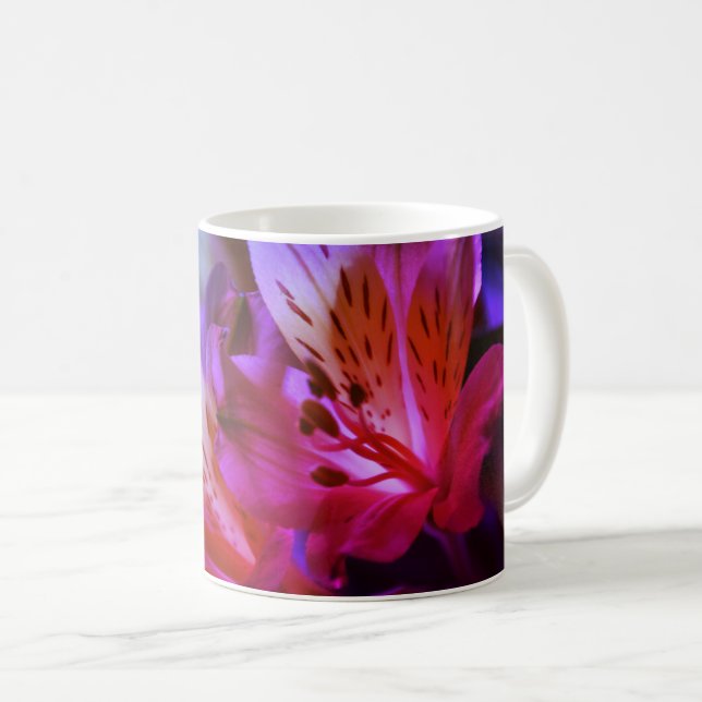 Modern Simple Floral Coffee Mug (Front Right)