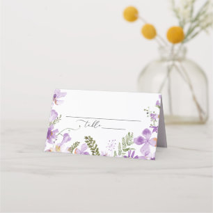 Modern Simple Floral Table Number Place Cards