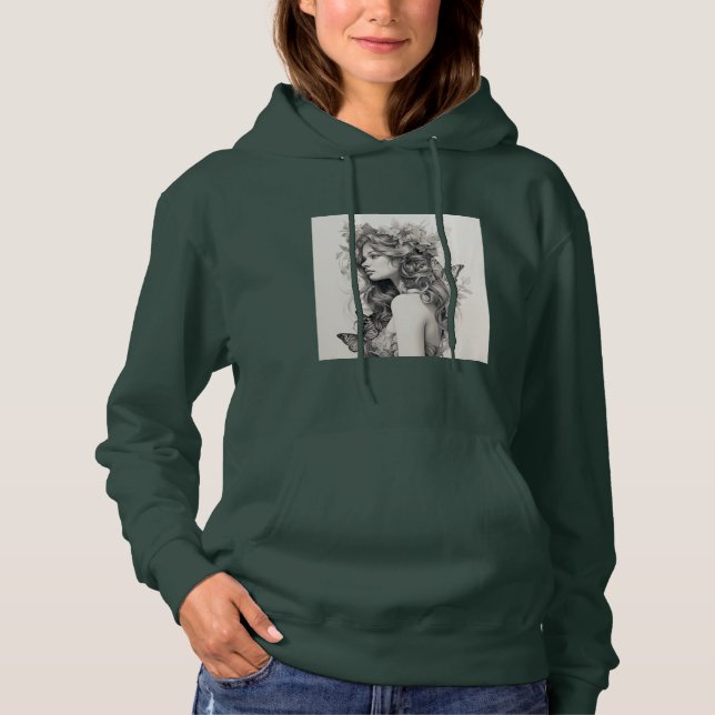 Modern Simple Fun Custom Add Your Own Photo  Hoodie (Front)