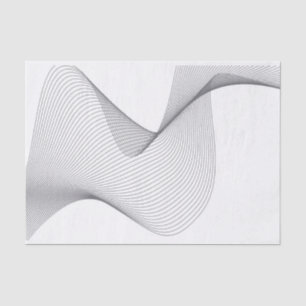 Modern, simple, futuristic urban wavy illustration tissue paper